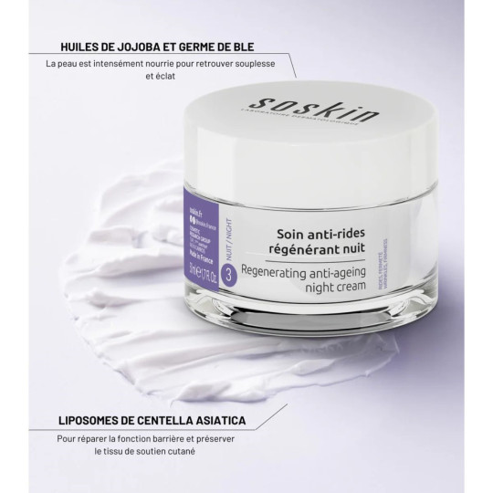 Soskin Age Performance Soin Anti-rides Régénérant Nuit