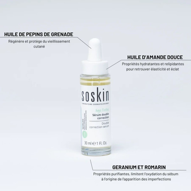 Soskin Age Detox Sérum Double Correction