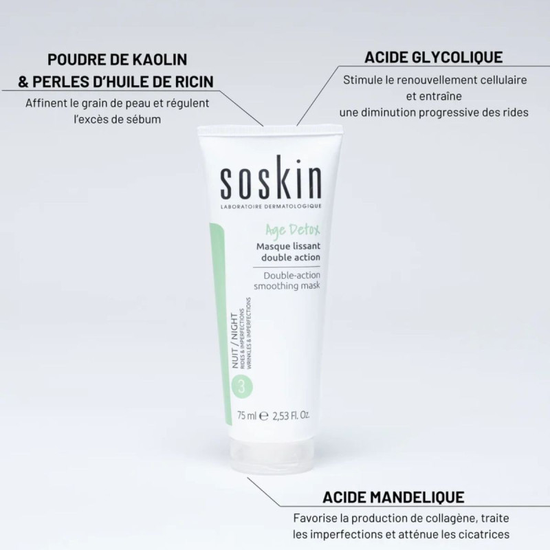 Soskin Age Detox Masque Lissant Double Action Soskin Age Detox Masque Lissant Double Action