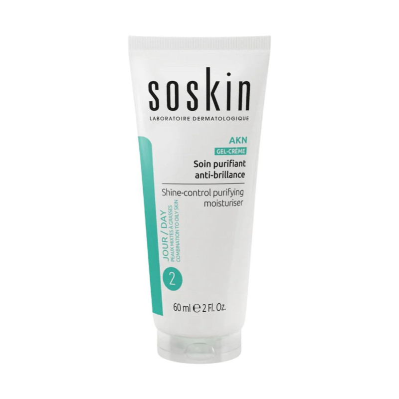 Soskin AKN Gel-Crème Soin Purifiant Anti-Brillance Soskin AKN Gel-Crème Soin Purifiant Anti-Brillance