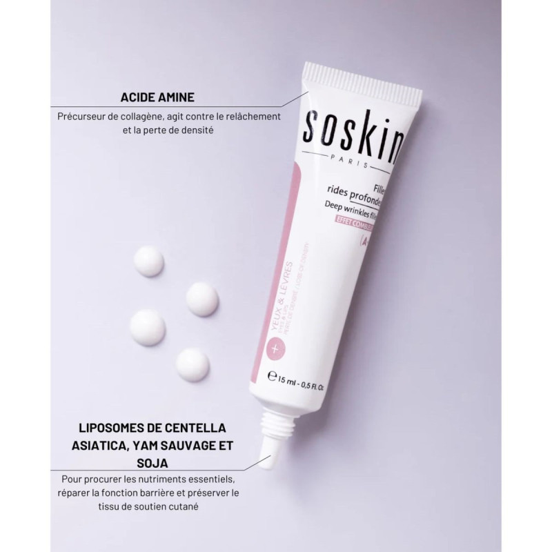 Soskin C-Vital Filler Rides Profondes Yeux Lèvres Soskin C-Vital Filler Rides Profondes Yeux Lèvres