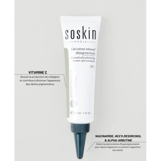 Soskin Gel-Crème Intensif Dépigmentant Visage & Mains