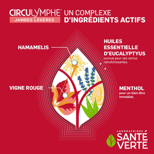Santé verte Circulymphe Jambes Légères Gel 150 ml