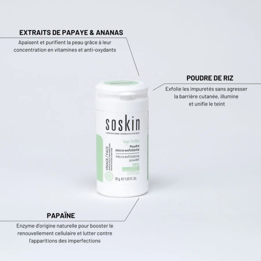 Soskin Age Detox Poudre Micro-exfoliante Soskin Age Detox Poudre Micro-exfoliante