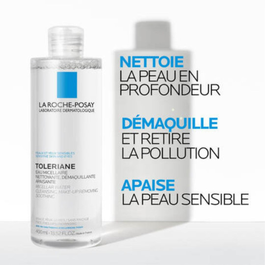 La Roche Posay Toleriane eau micellaire Peaux sensibles