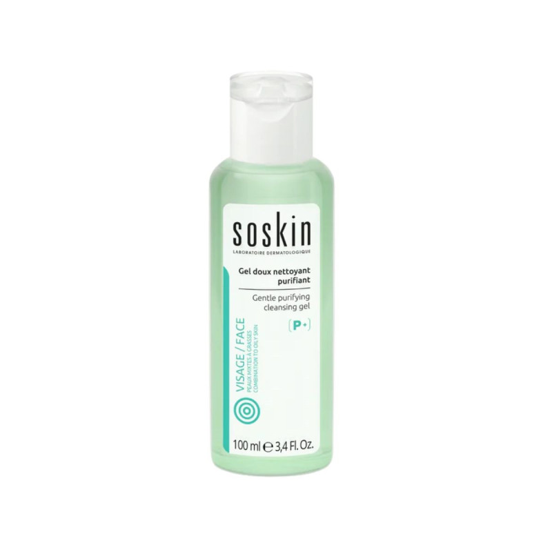 Soskin Gel Doux Nettoyant Purifiant Visage