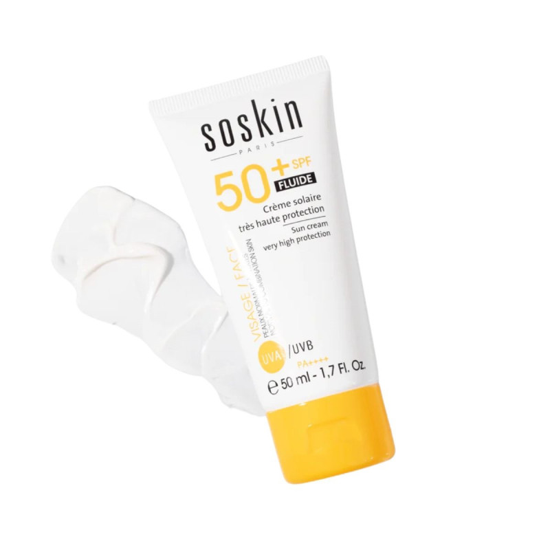 Soskin Solaire Crème Visage Fluide SPF50+ Soskin Solaire Crème Visage Fluide SPF50+
