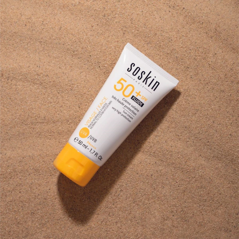 Soskin Solaire Crème Visage Fluide SPF50+ Soskin Solaire Crème Visage Fluide SPF50+