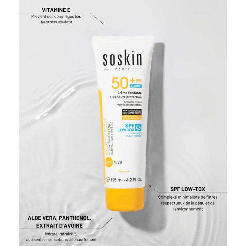 Soskin Solaire Crème Fondante Corps SPF50+
