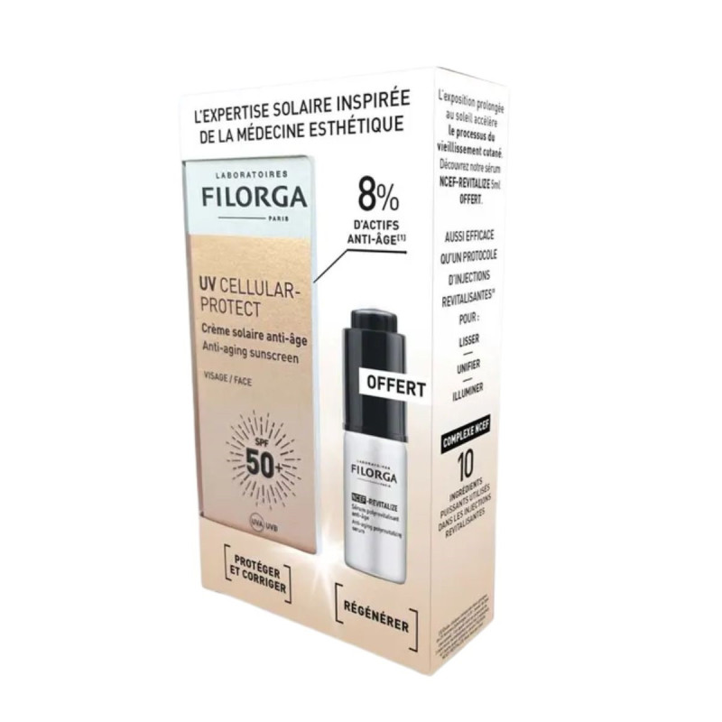 Filorga UV Cellular-Protect Coffret Crème Solaire Visage SPF50+