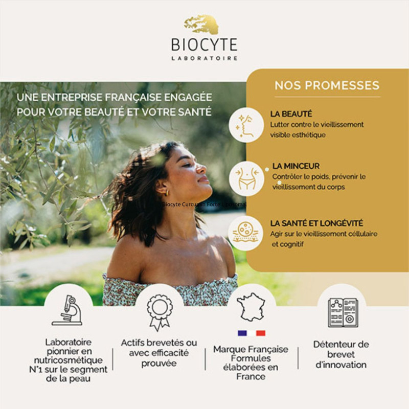 Biocyte Curcumin Forte Liposomal laboratoire Biocyte Curcumin Forte Liposomal laboratoire