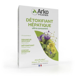 Arkofluide Détoxifiant Hépatique ampoules