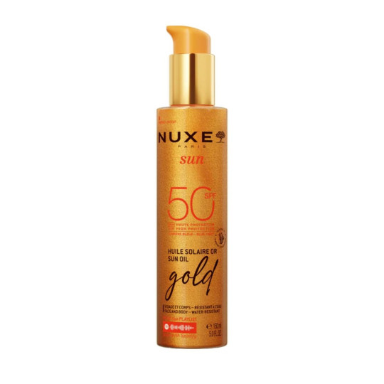 Nuxe Sun Huile Solaire Or SPF50 Visage et Corps