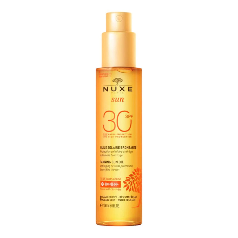 Nuxe Sun Huile Bronzante SPF30 Visage et Corps Nuxe Sun Huile Bronzante SPF30 Visage et Corps