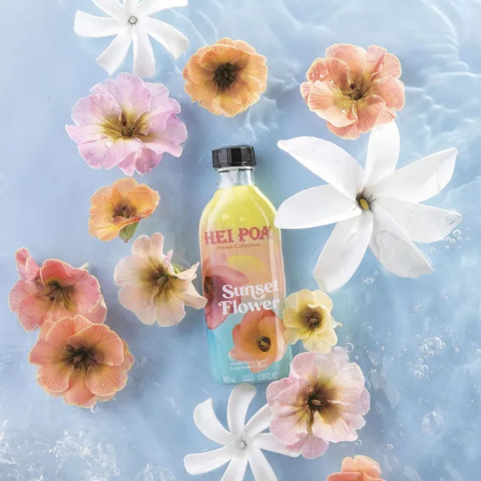 Hei Poa Monoï Collection Sunset Flower