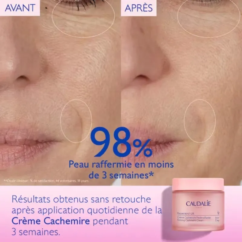 Caudalie Resveratrol Lift Crème Cachemire Recharge 50ml