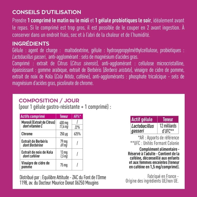 Granions Complexe Minceur Probiotiques Granions Complexe Minceur Probiotiques