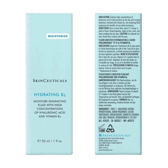 SkinCeuticals Hydrating B5 Sérum Visage Acide Hyaluronique