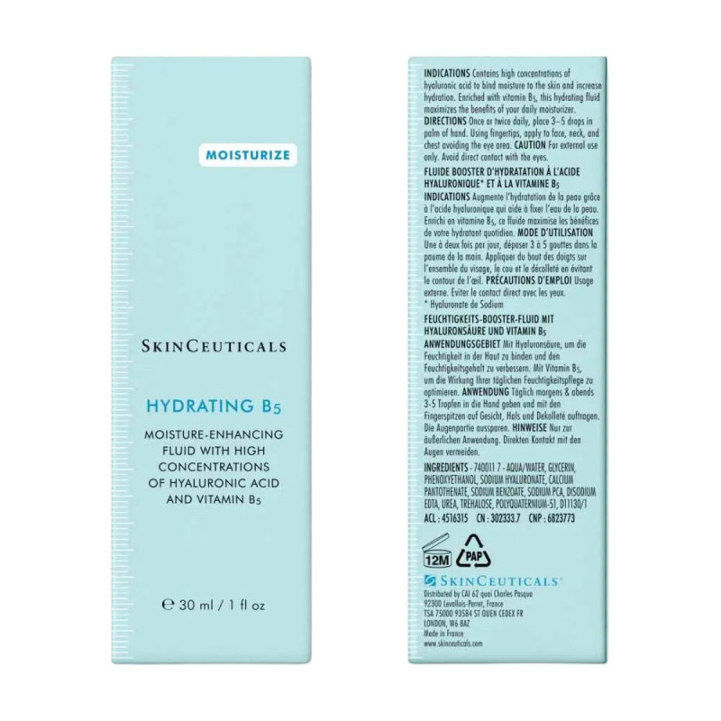 SkinCeuticals Hydrating B5 Sérum Visage Acide Hyaluronique