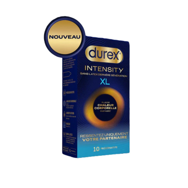 Durex Intesity XL Préservatifs sans Latex Durex Intesity XL Préservatifs sans Latex