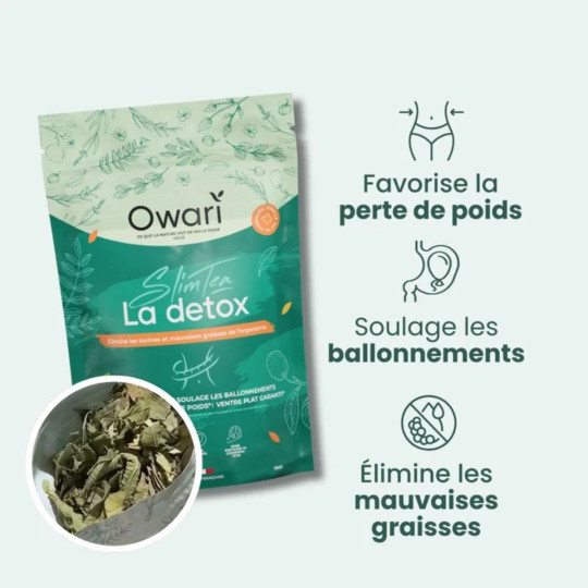 Owari SlimTea La Détox Toxines et Mauvaises Graisses
