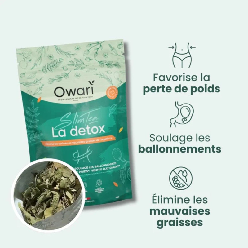 Owari SlimTea La Détox Toxines et Mauvaises Graisses
