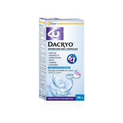 Dacryo Entretien des Lentilles Souples ou Rigides