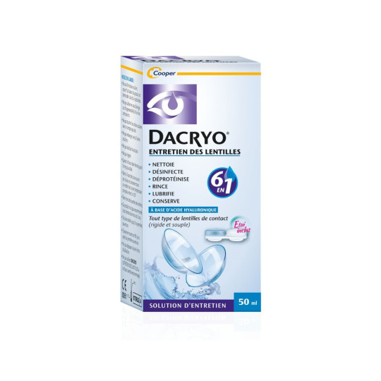 Dacryo Entretien des Lentilles Souples ou Rigides Dacryo Entretien des Lentilles Souples ou Rigides