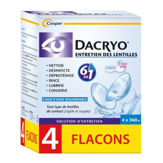 Dacryo Kit Entretien des Lentilles Rigides et Souples Dacryo Kit Entretien des Lentilles Rigides et Souples