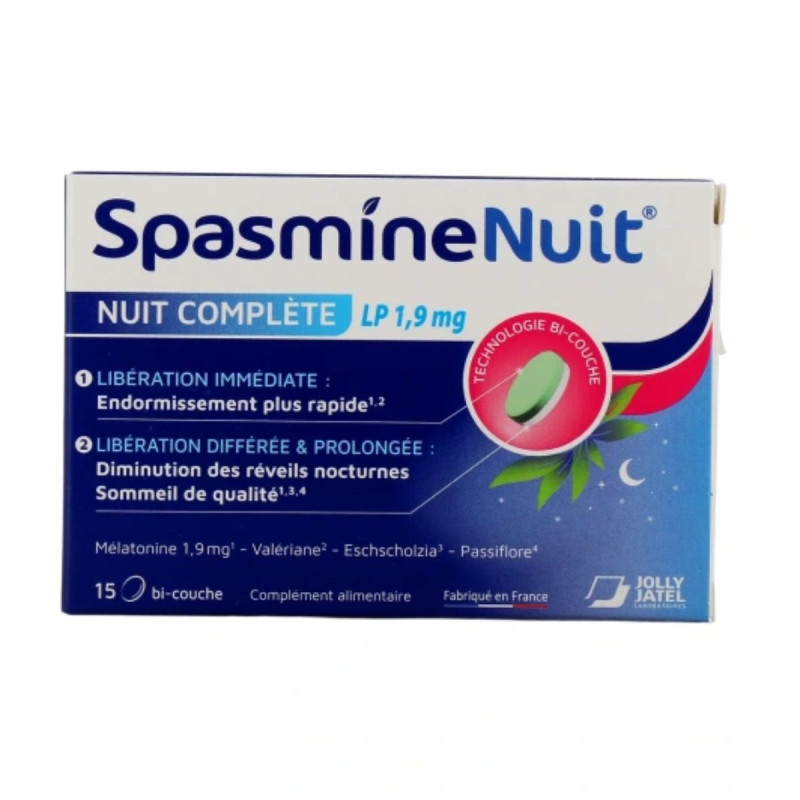 Spasmine Nuit Nuit Complète LP.9mg Spasmine Nuit Nuit Complète LP.9mg