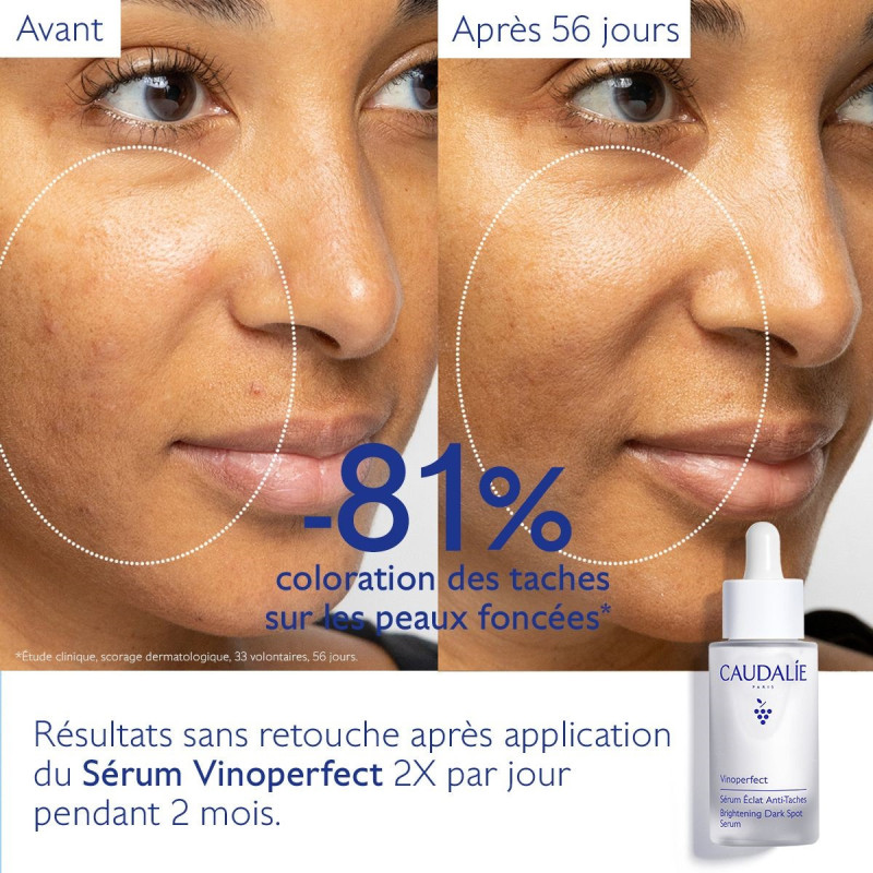 Caudalie Vinoperfect Coffret Sérum Eclat Anti-Taches + Vinosun Protect SPF50+ OFFERT Caudalie Vinoperfect Coffret Sérum Eclat Anti-Taches + Vinosun Protect SPF50+ OFFERT