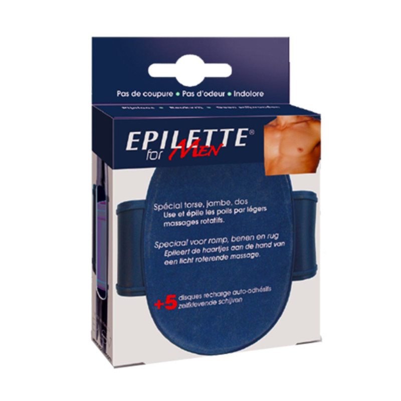 Epilette For Men Epilateur à Disques Epilette For Men Epilateur à Disques