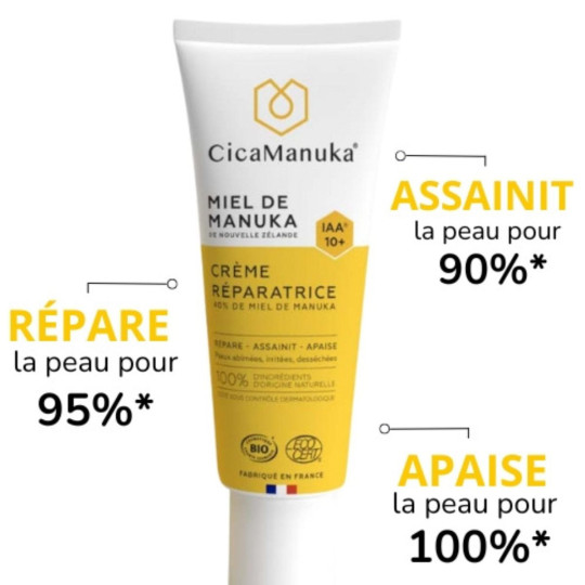 CicaManuka Crème Réparatrice Bio 40ml CicaManuka Crème Réparatrice Bio 40ml