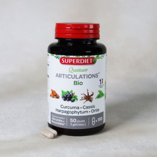SuperDiet Quatuor Articulations Bio Gélules SuperDiet Quatuor Articulations Bio Gélules