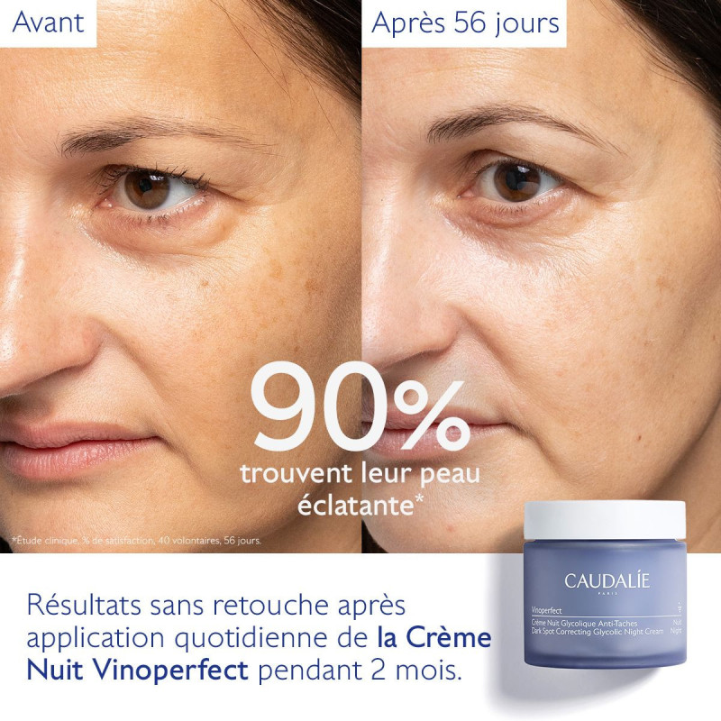 Caudalie Vinoperfect Crème Nuit Glycolique Anti-taches Caudalie Vinoperfect Crème Nuit Glycolique Anti-taches