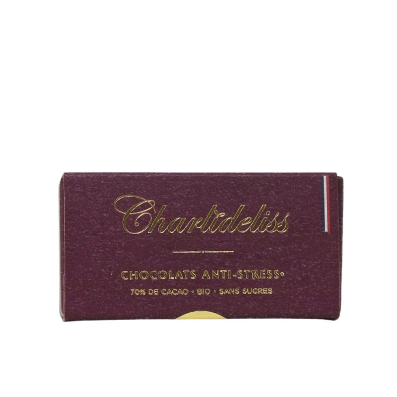 Charlideliss Chocolats Anti-stress Bio Sans Sucres