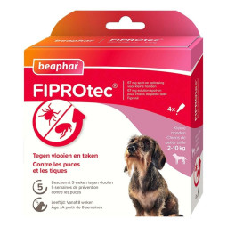 Beaphar Fiprotec Chiens Puces Tiques
