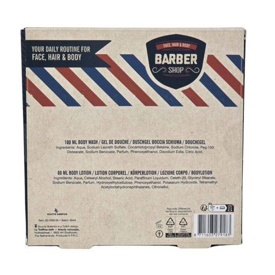 Barber Shop Coffret Visage, Cheveux et Corps pour Homme Barber Shop Coffret Visage, Cheveux et Corps pour Homme