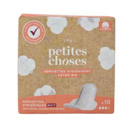 Les Petites Choses Serviettes Hygiéniques Nuit Coton Bio