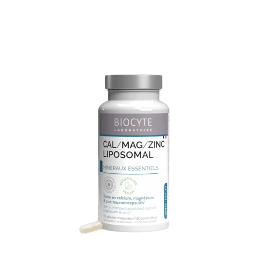 Biocyte Cal/Mag/Zinc Liposomal Minéraux Essentiels Biocyte Cal/Mag/Zinc Liposomal Minéraux Essentiels