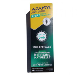 Apaisyl Xpert Anti-Poux Cire d'Abeille Lotion + Peigne
