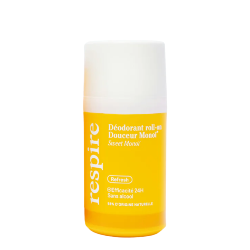 Respire Déodorant Roll-on Refresh Douceur Monoï