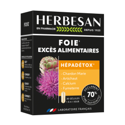 Herbesan Hépadétox Foie Excès Alimentaire