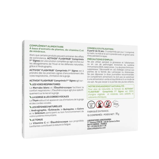 Activox Flash'Rub – Soulage les Voies Respiratoires Rapidement Activox Flash'Rub – Soulage les Voies Respiratoires Rapidement