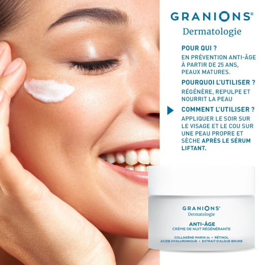 Granions Crème Nuit Anti-Âge – Régénération Intense Nocturne Granions Crème Nuit Anti-Âge – Régénération Intense Nocturne