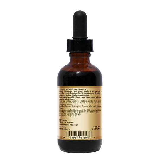 Solgar Vitamine B12 Liquide Solgar Vitamine B12 Liquide