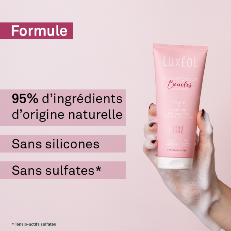 Luxéol Boucles Shampooing Cheveux Bouclés