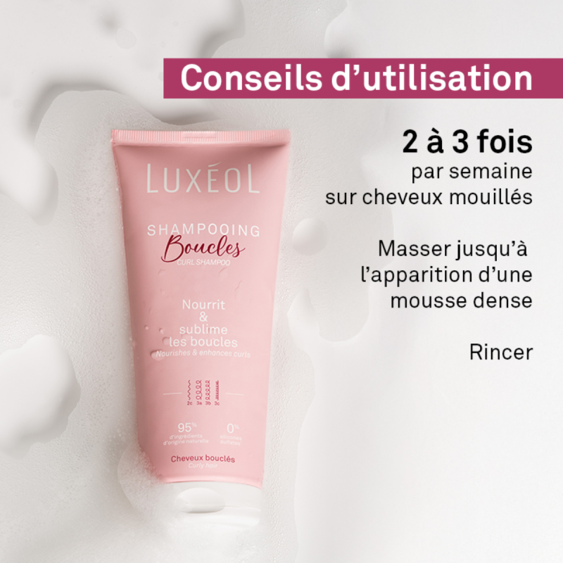 Luxéol Boucles Shampooing Cheveux Bouclés