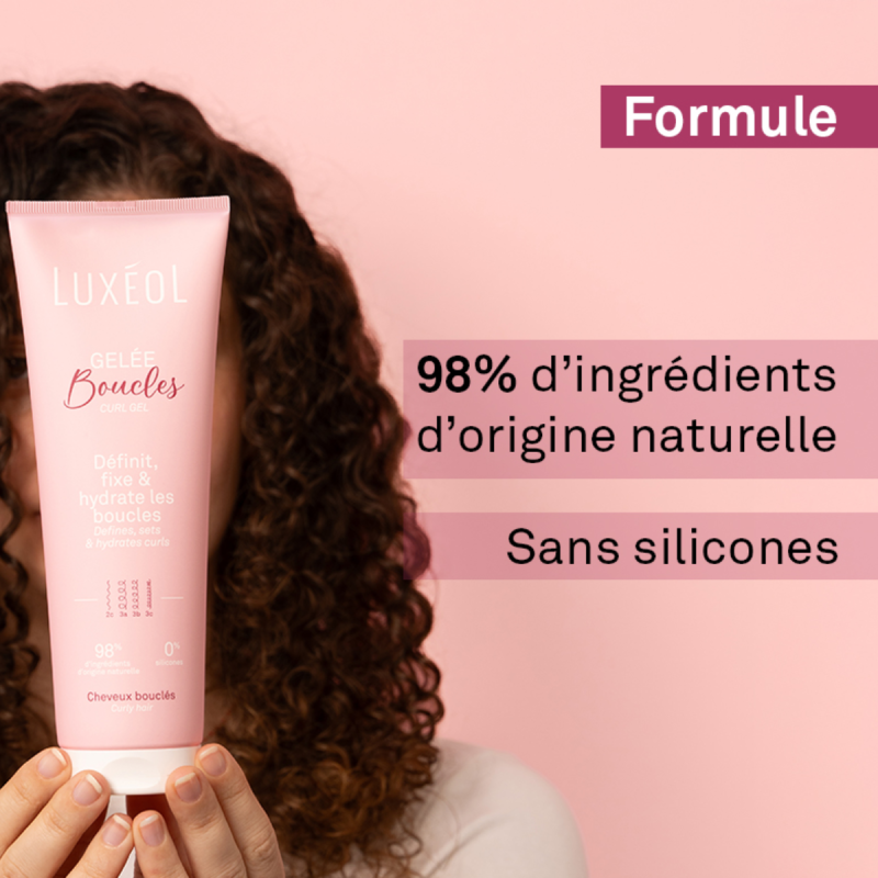 Luxéol Boucles Gelée Définit, Fixe et Hydrate Luxéol Boucles Gelée Définit, Fixe et Hydrate