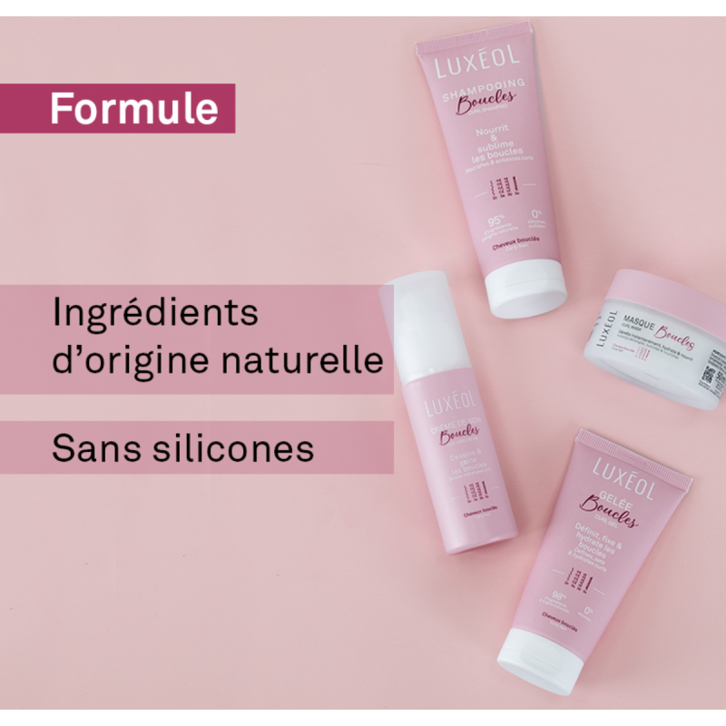 Luxéol La Routine Boucles Rebondies, Nourries et Hydratées Luxéol La Routine Boucles Rebondies, Nourries et Hydratées